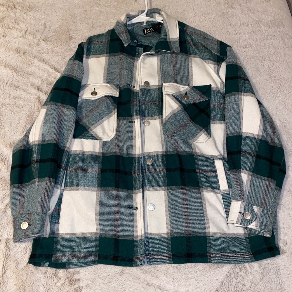 Unisex oversized flannel